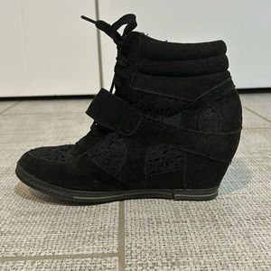 Black ankle boots